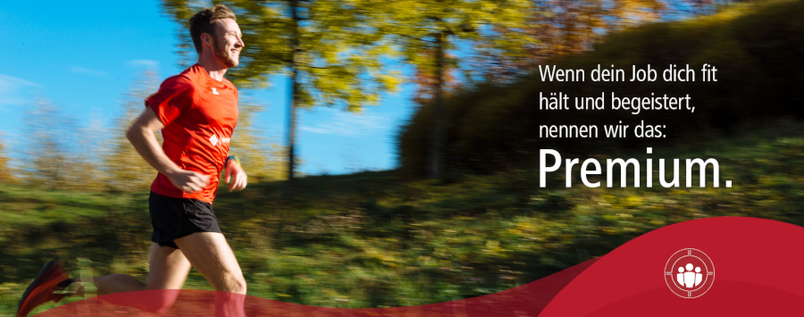 PDV-Jobs joggender Mann